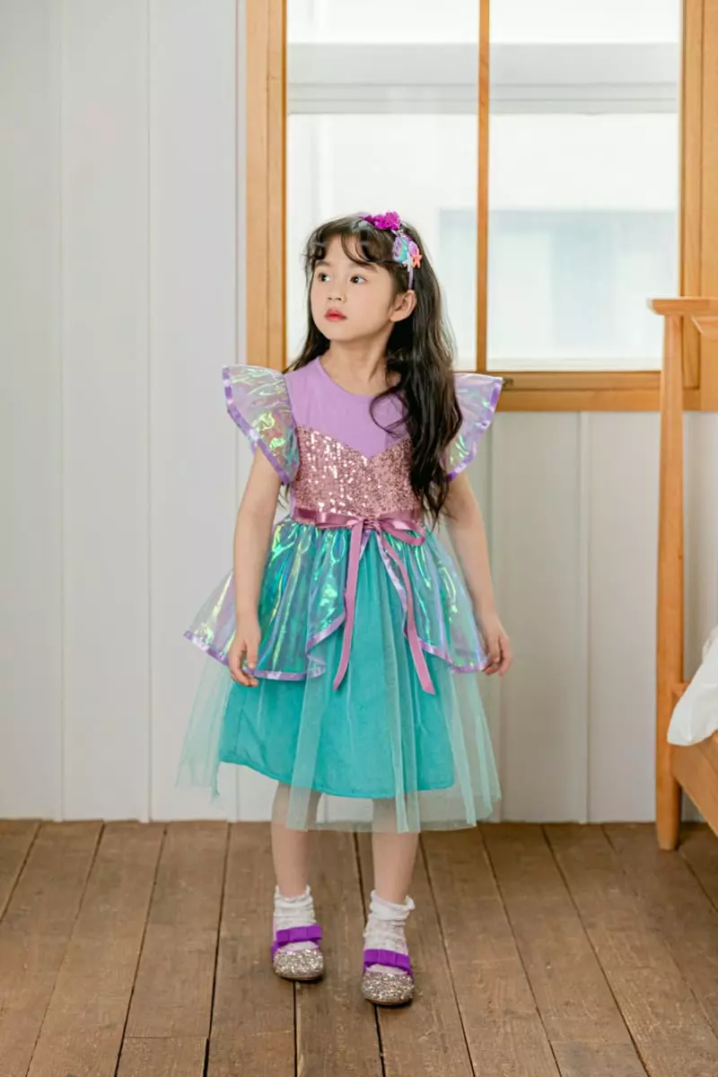 Pink Berry - Korean Children Fashion - #toddlerclothing - The Little Mermaid One-piece - 7