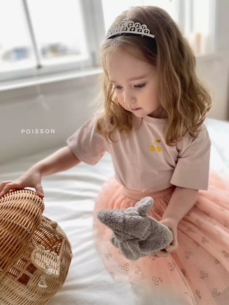 Poisson - Korean Children Fashion - #Kfashion4kids - Cherry Tutu Skirt - 3