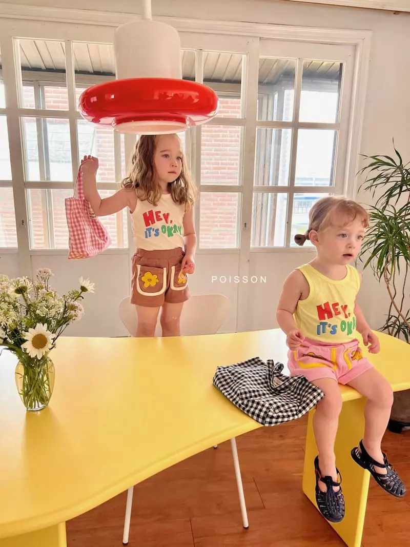 Poisson - Korean Children Fashion - #childofig - Waffle Flower Short - 10