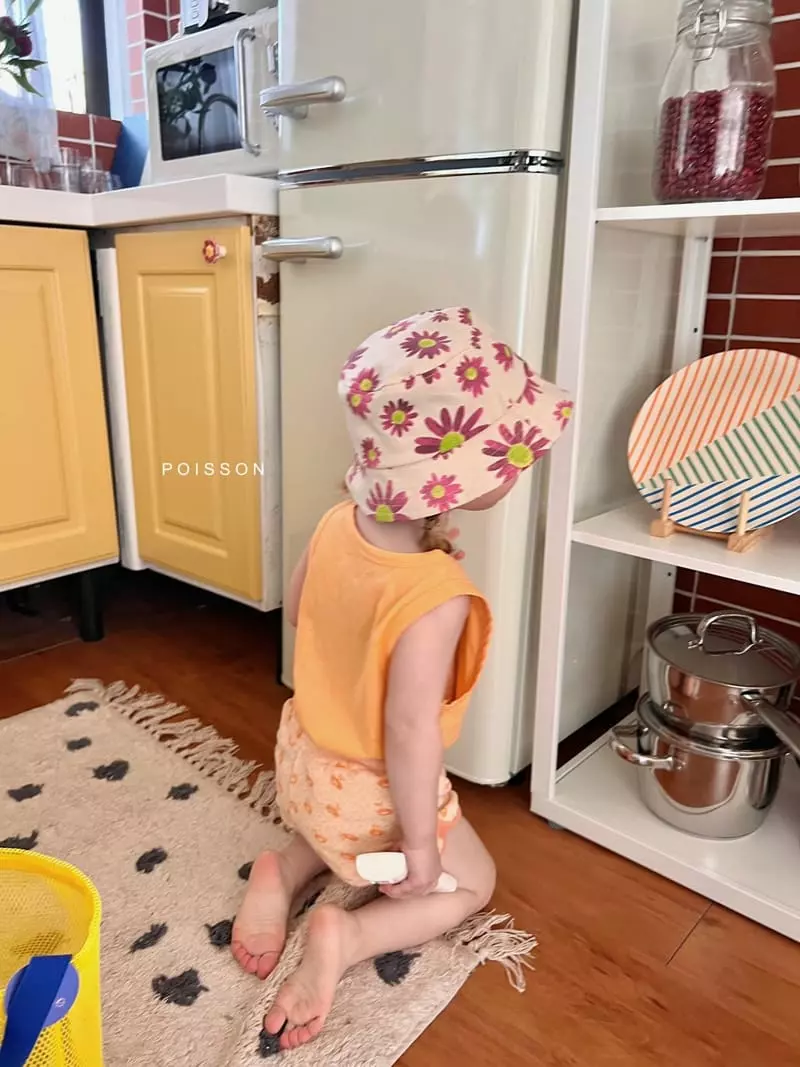 Poisson - Korean Children Fashion - #childofig - Flower Bucket Hat - 9