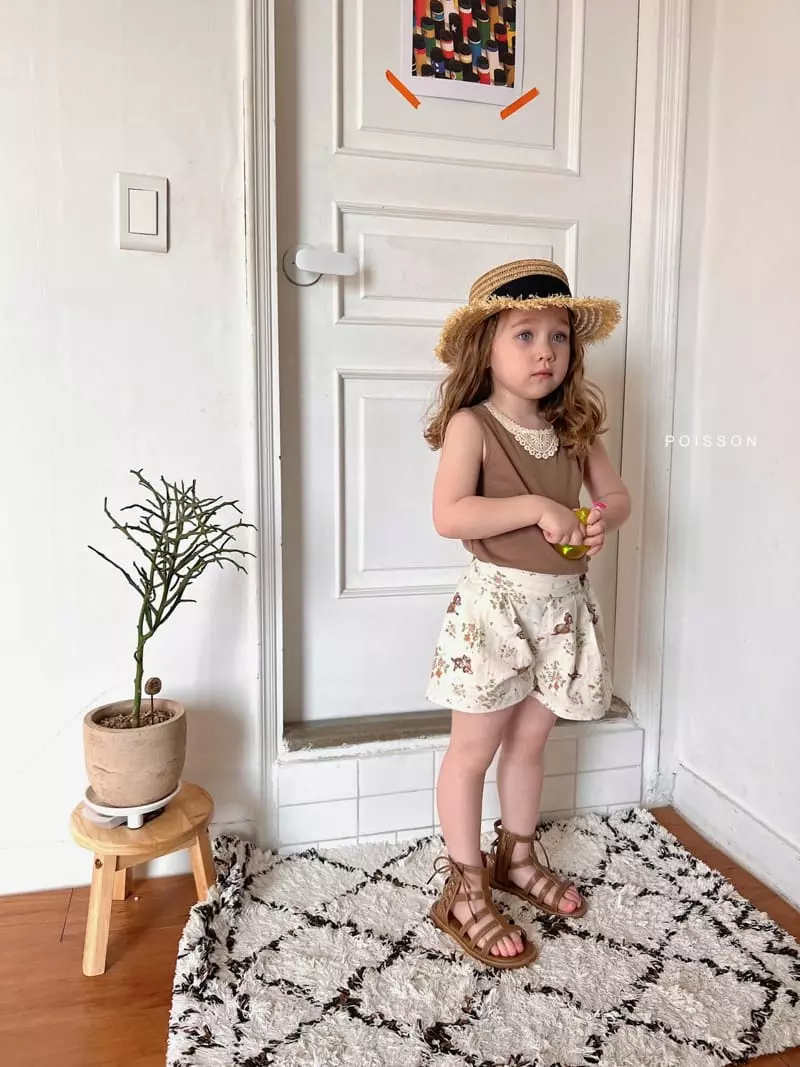 Poisson - Korean Children Fashion - #designkidswear - Bambi Curot Shorts - 8