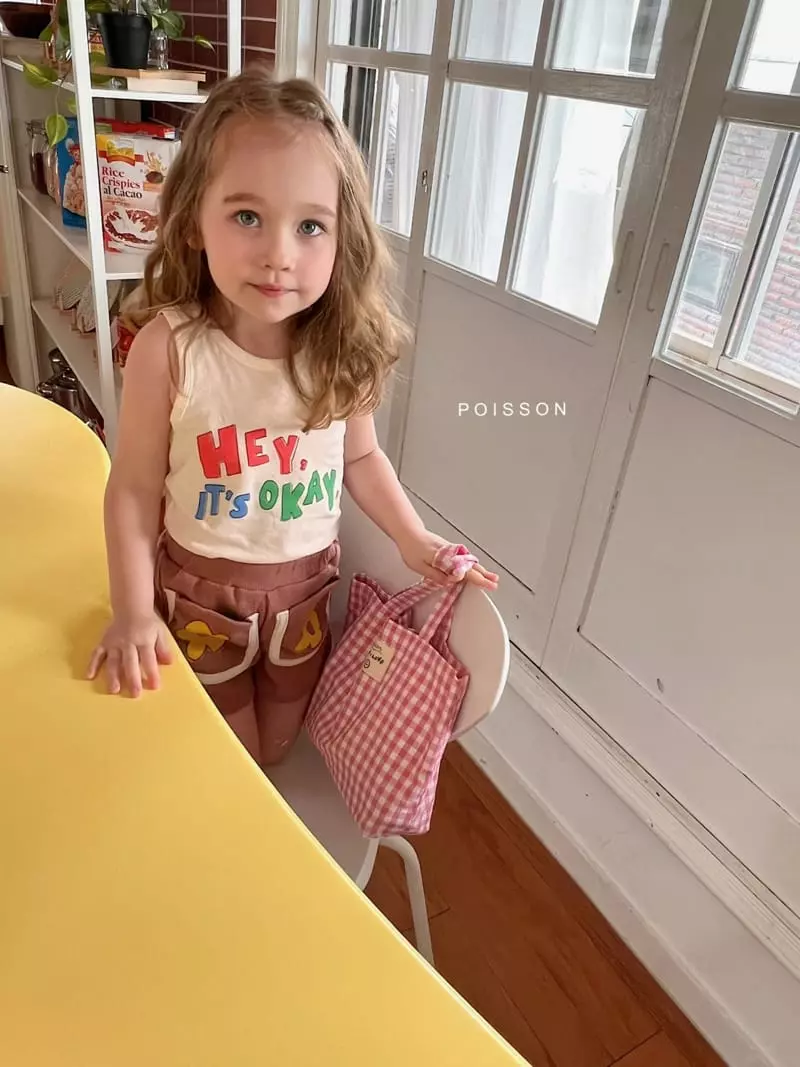 Poisson - Korean Children Fashion - #designkidswear - Hey Okay Sleeveless - 7