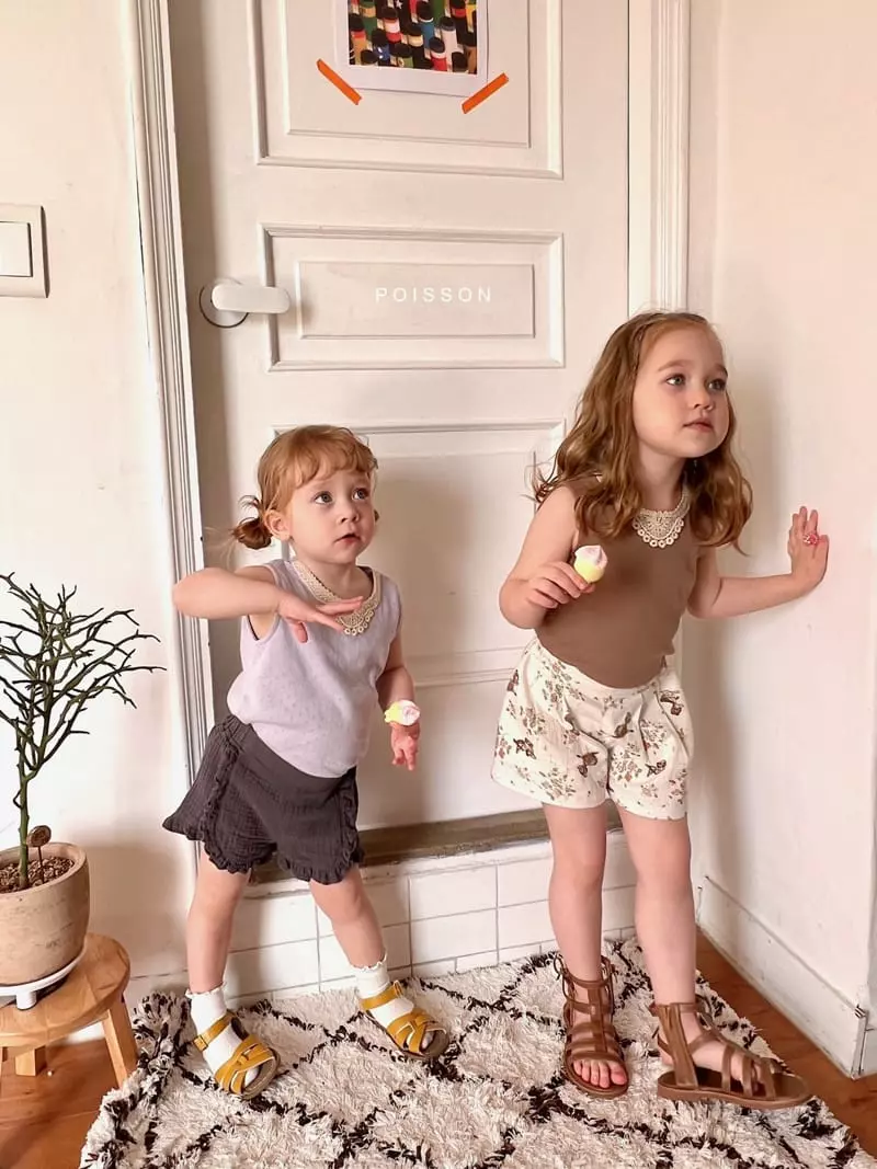Poisson - Korean Children Fashion - #discoveringself - Bambi Curot Shorts - 9