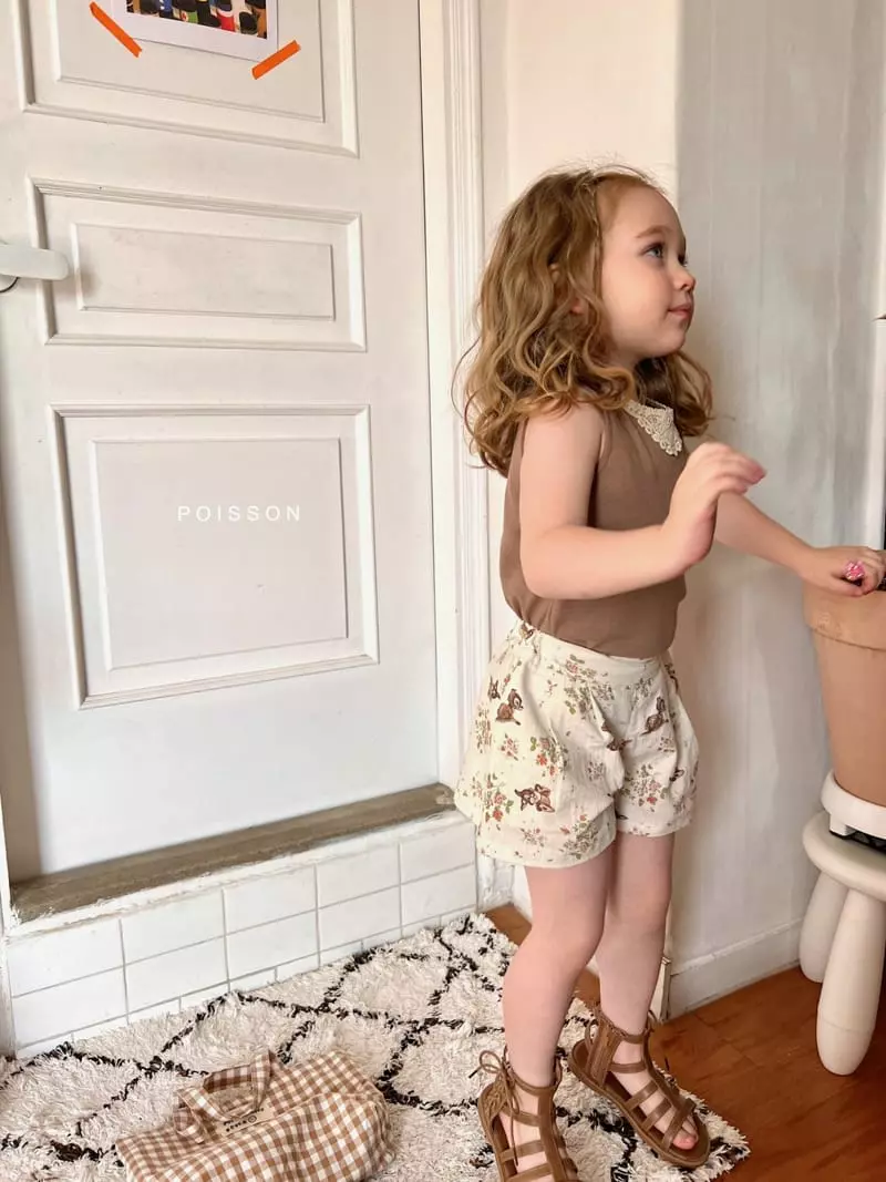 Poisson - Korean Children Fashion - #fashionkids - Bambi Curot Shorts - 10