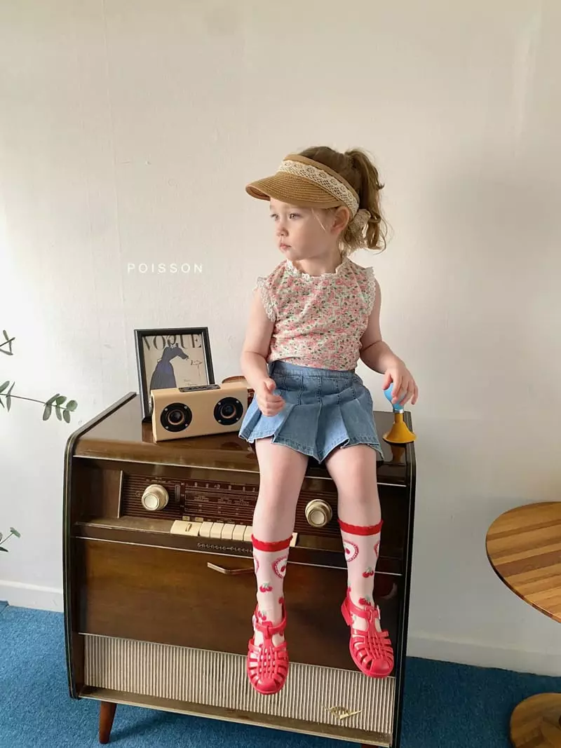 Poisson - Korean Children Fashion - #fashionkids - Frepy Skirt Pants - 2