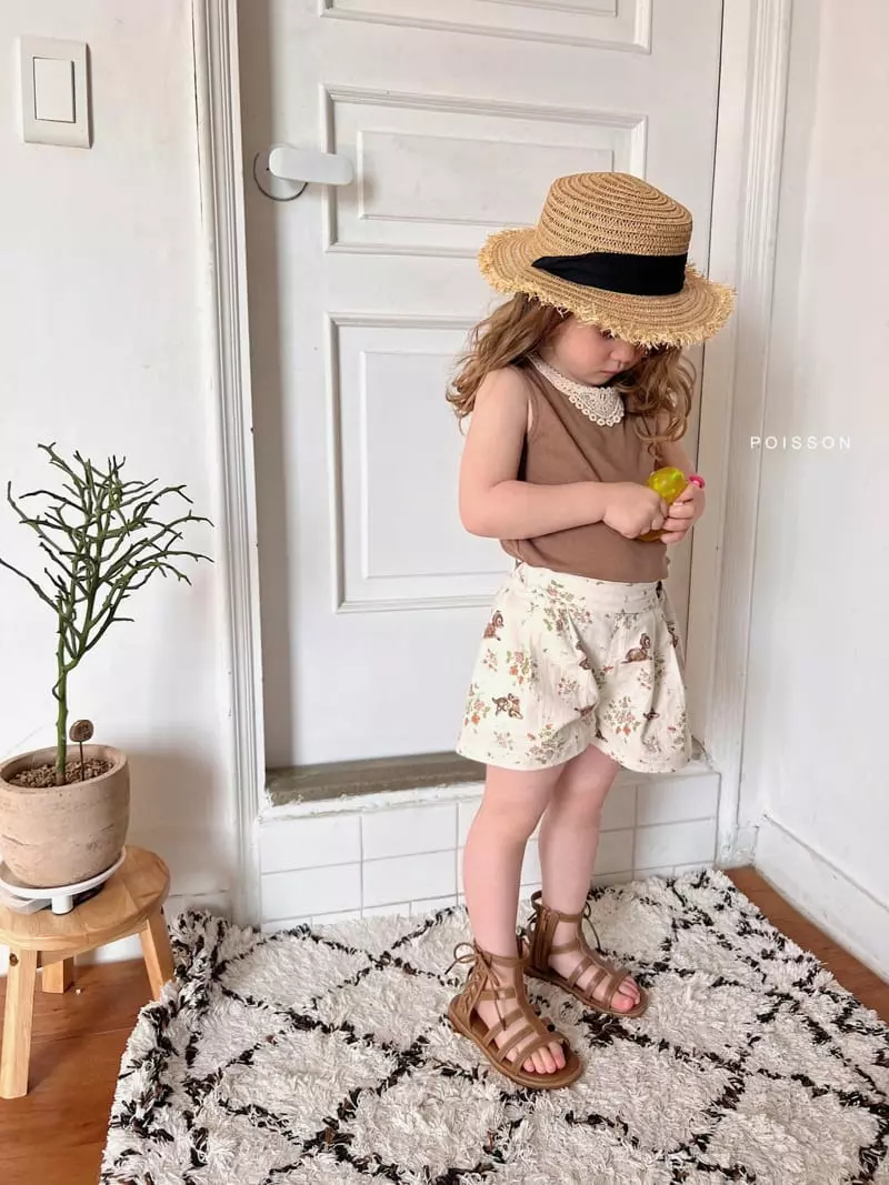Poisson - Korean Children Fashion - #kidsstore - Bambi Curot Shorts - 12