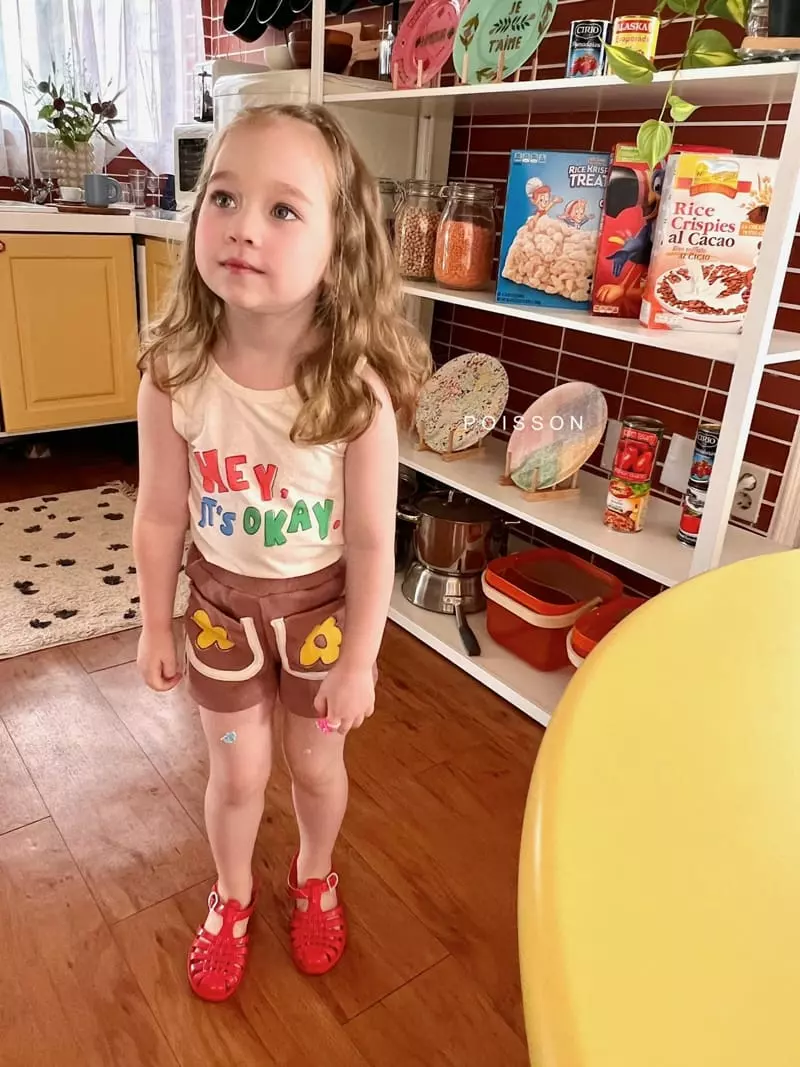Poisson - Korean Children Fashion - #littlefashionista - Waffle Flower Short - 5