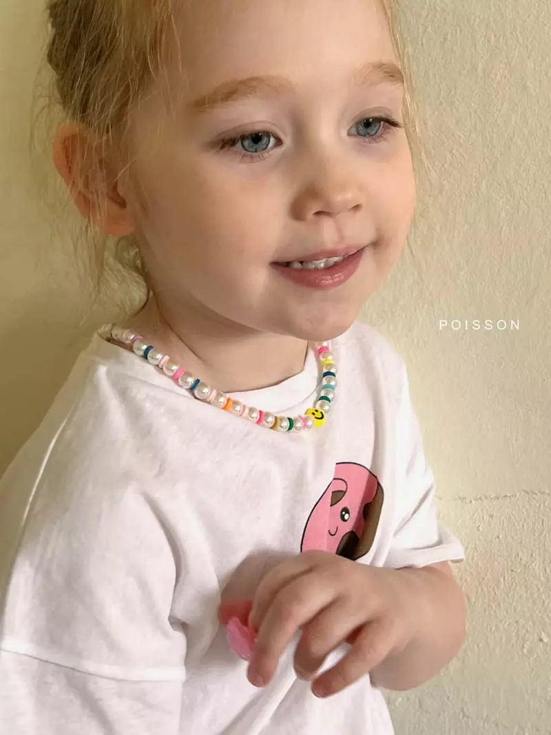 Poisson - Korean Children Fashion - #magicofchildhood - Smile Pearl Necklace