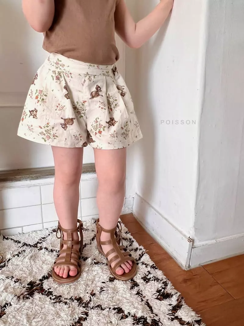 Poisson - Korean Children Fashion - #minifashionista - Bambi Curot Shorts