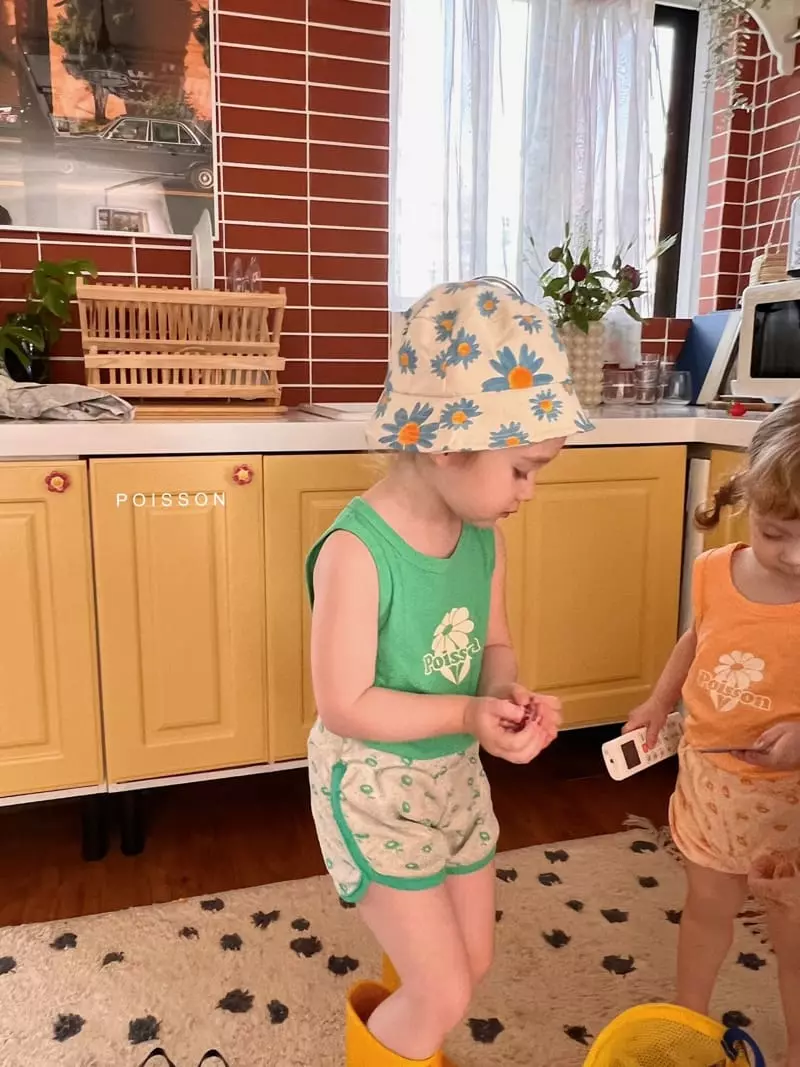 Poisson - Korean Children Fashion - #minifashionista - Flower Bucket Hat - 6