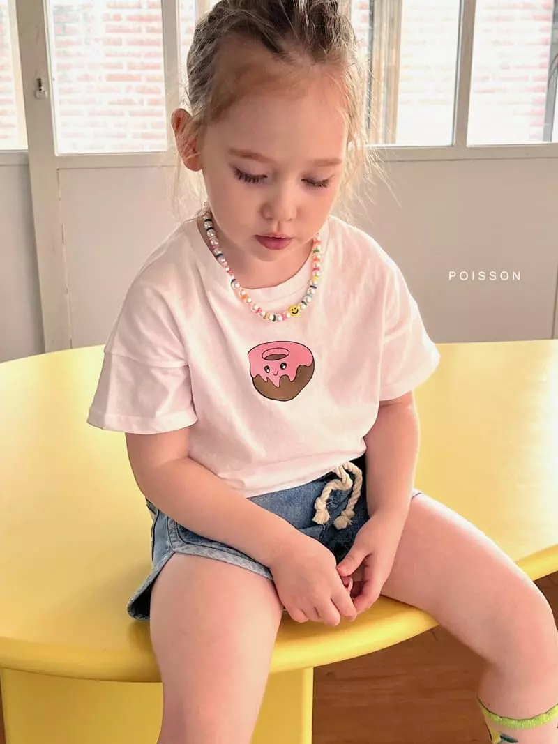 Poisson - Korean Children Fashion - #prettylittlegirls - Smile Pearl Necklace - 3