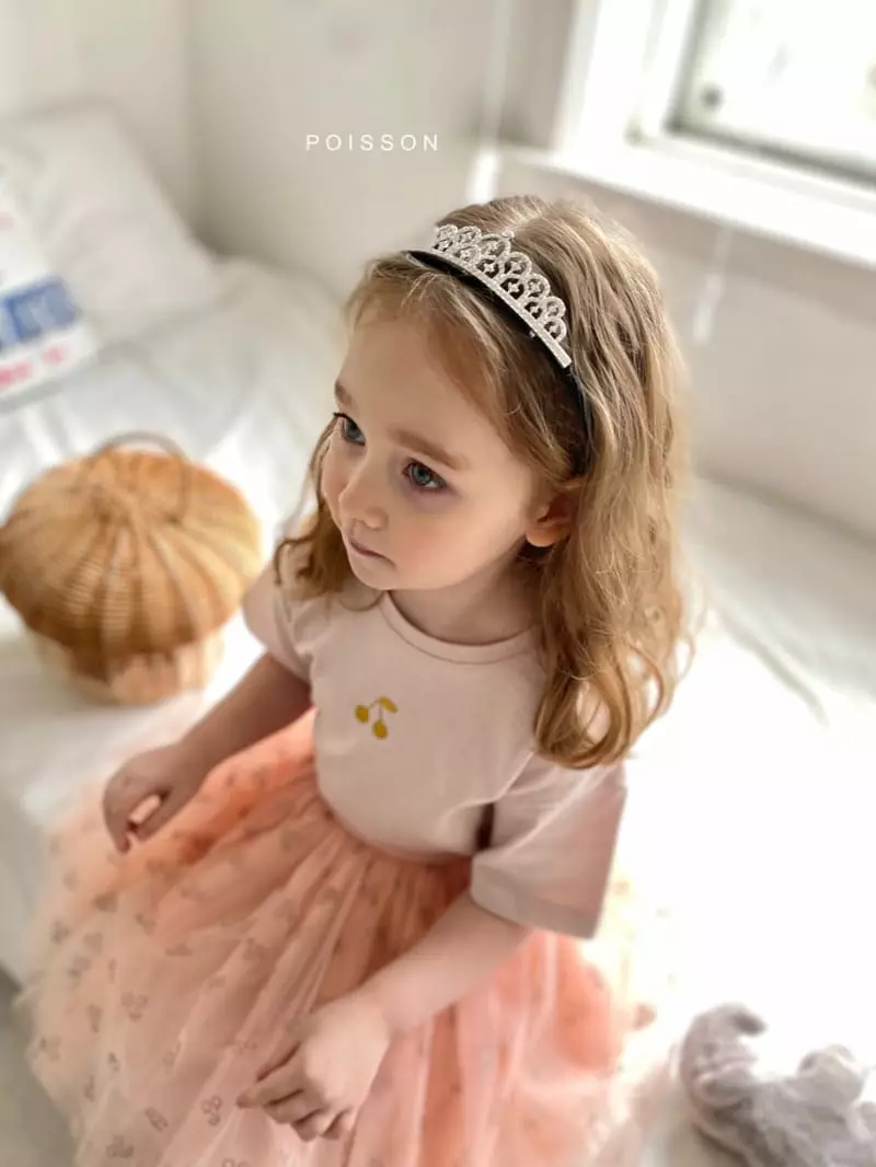 Poisson - Korean Children Fashion - #prettylittlegirls - Cherry Tutu Skirt - 7