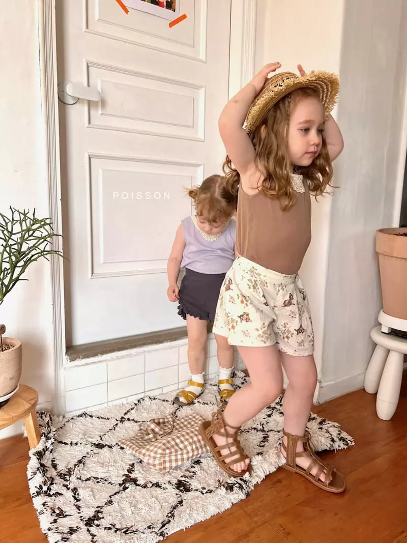 Poisson - Korean Children Fashion - #stylishchildhood - Bambi Curot Shorts - 5