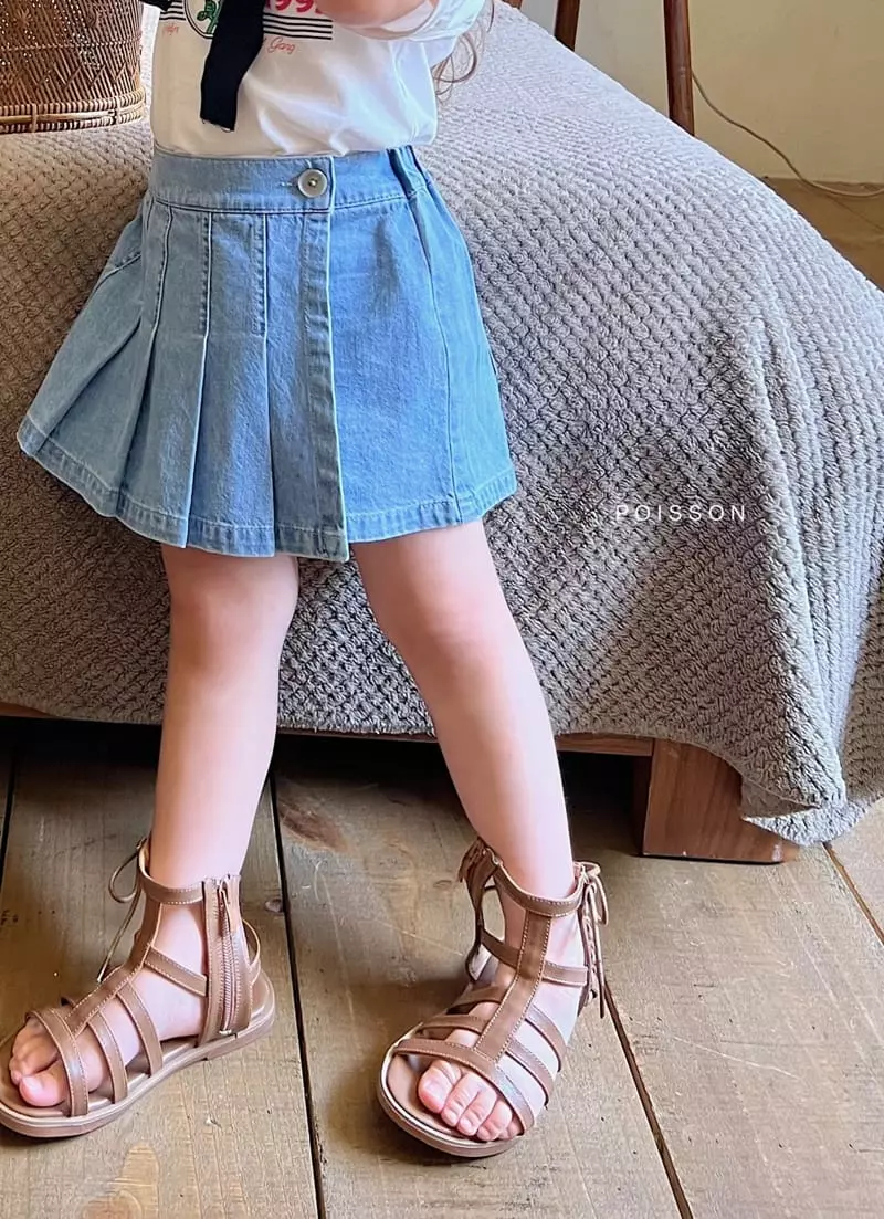 Poisson - Korean Children Fashion - #toddlerclothing - Frepy Skirt Pants - 12