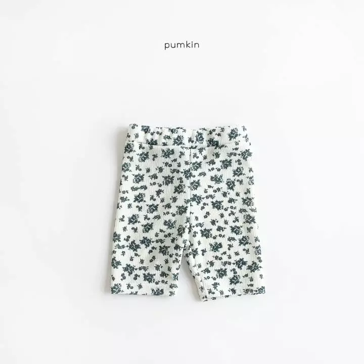Pumkin - Korean Children Fashion - #childrensboutique - Small Flower Bike Shorts - 12