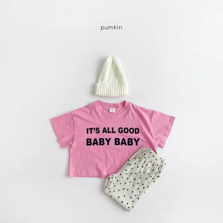 Pumkin - Korean Children Fashion - #designkidswear - Baby Crop Tee