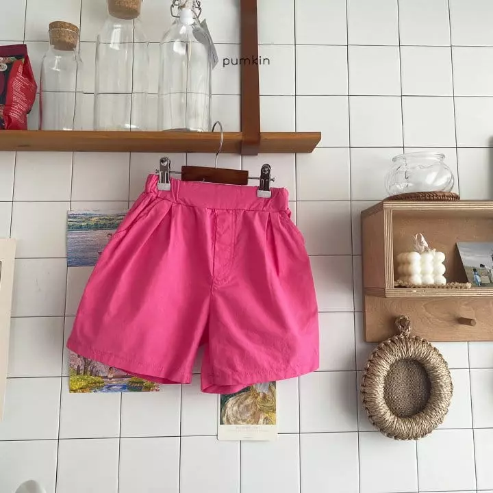 Pumkin - Korean Children Fashion - #kidsshorts - Black Pink Shorts - 4
