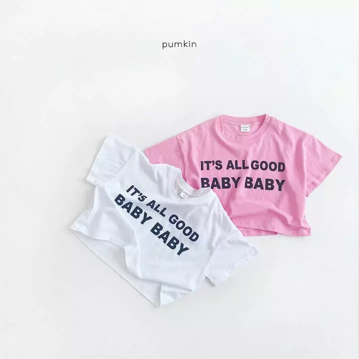 Pumkin - Korean Children Fashion - #todddlerfashion - Baby Crop Tee - 12