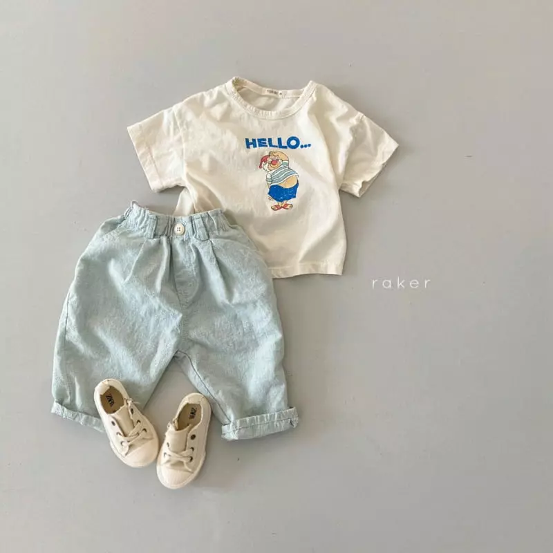 Raker - Korean Children Fashion - #designkidswear - Hello Tee - 3