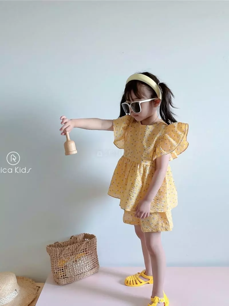 Rica - Korean Children Fashion - #childofig - Boner Top Bottom Set
