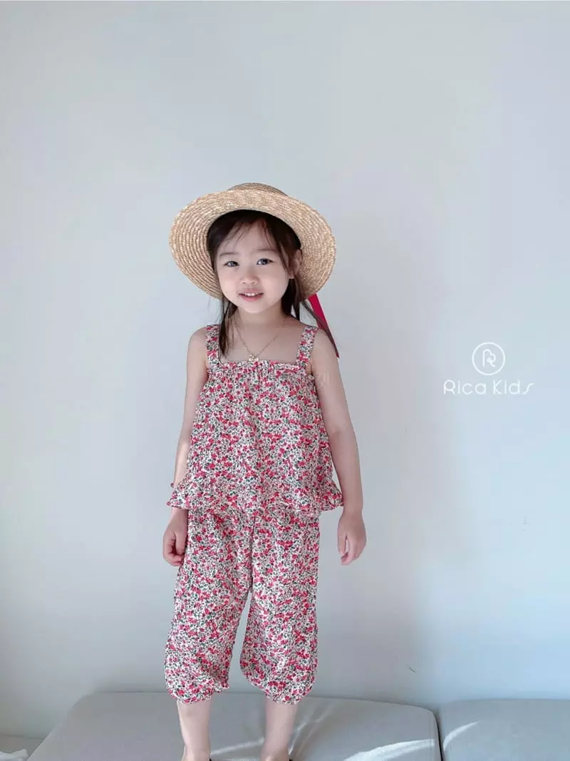 Rica - Korean Children Fashion - #designkidswear - Lemond Top Bottom Set - 2