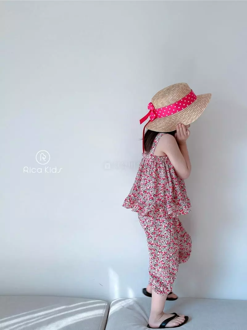 Rica - Korean Children Fashion - #discoveringself - Lemond Top Bottom Set - 3