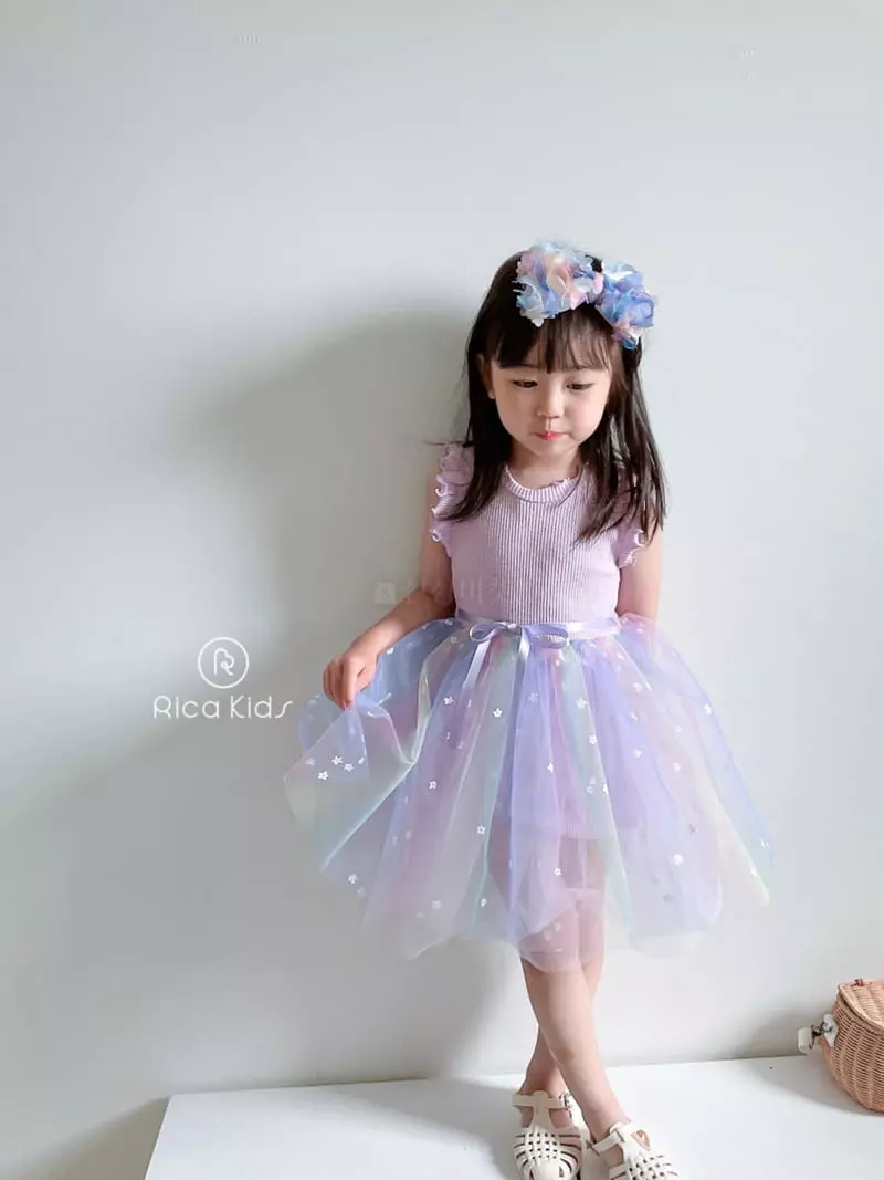 Rica - Korean Children Fashion - #prettylittlegirls - Sleeveless Heart Sha One-piece - 3