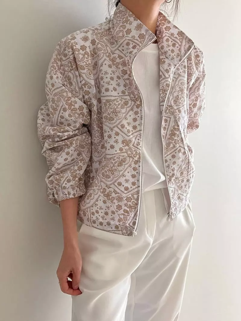 Ripple - Korean Women Fashion - #momslook - Paisely Jumper - 4