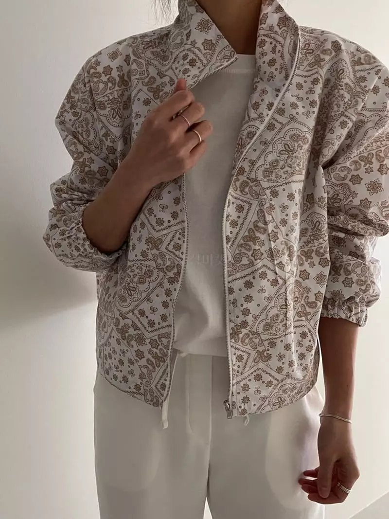 Ripple - Korean Women Fashion - #momslook - Paisely Jumper - 5