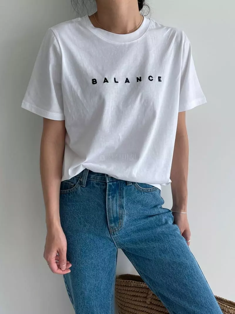 Ripple - Korean Women Fashion - #momslook - New Balance Silket Tee - 2