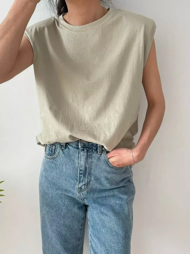 Ripple - Korean Women Fashion - #momslook - Chick Pad Sleeveless - 7