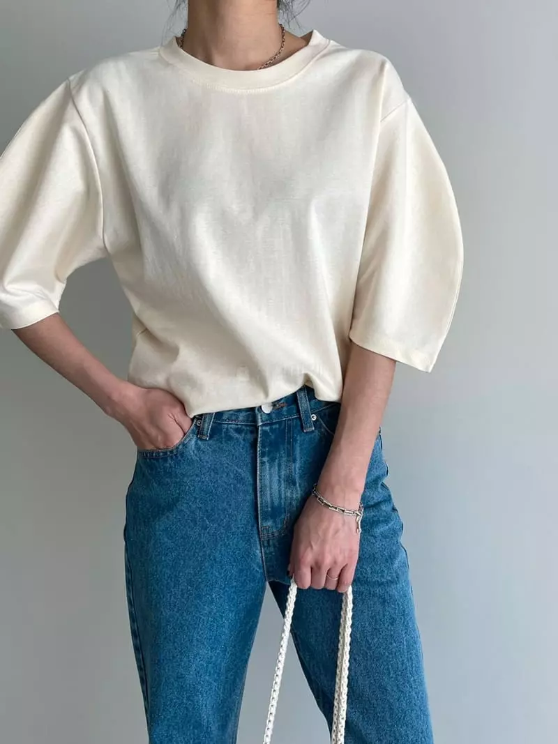 Ripple - Korean Women Fashion - #womensfashion - Valume Tee - 4