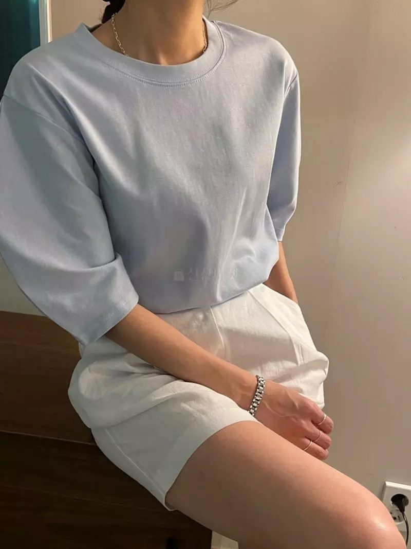 Ripple - Korean Women Fashion - #momslook - Valume Tee - 6