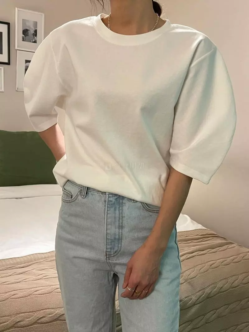 Ripple - Korean Women Fashion - #momslook - Valume Tee - 8