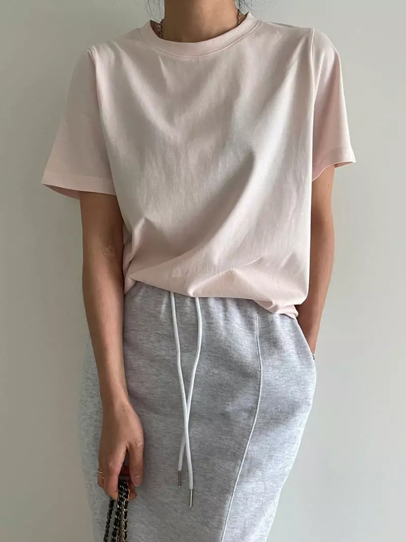 Ripple - Korean Women Fashion - #momslook - New Soft Tee - 2