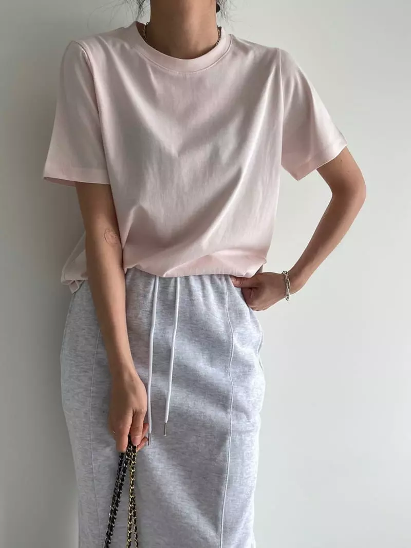 Ripple - Korean Women Fashion - #momslook - New Soft Tee - 8