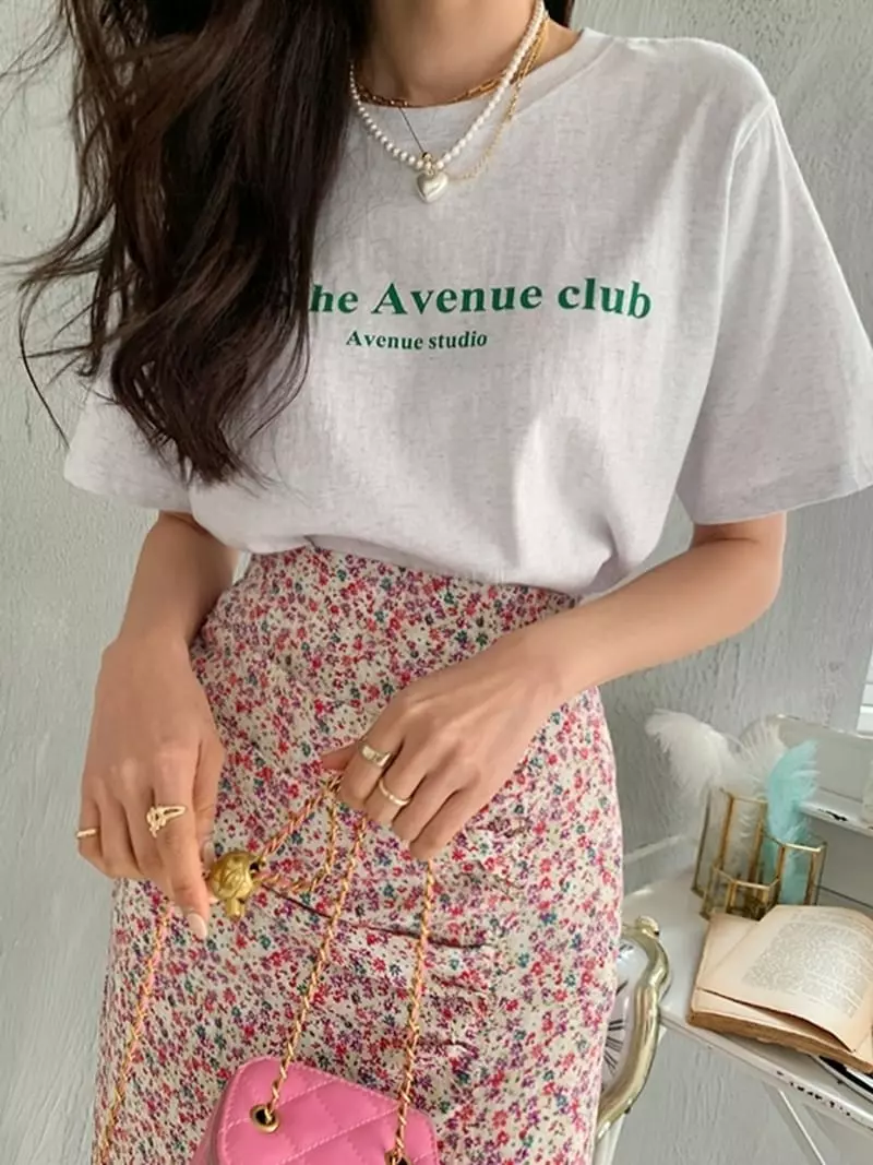 Ripple - Korean Women Fashion - #momslook - Crlub Avenue Tee - 2