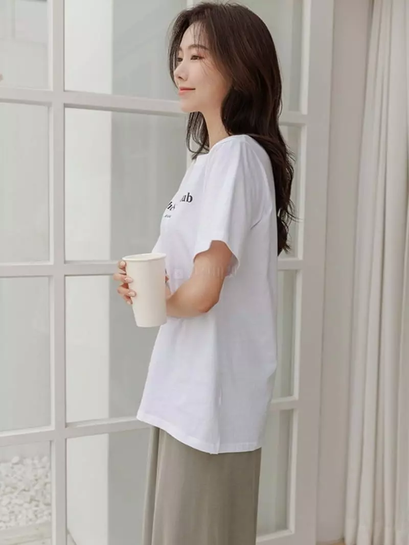 Ripple - Korean Women Fashion - #momslook - Crlub Avenue Tee - 8