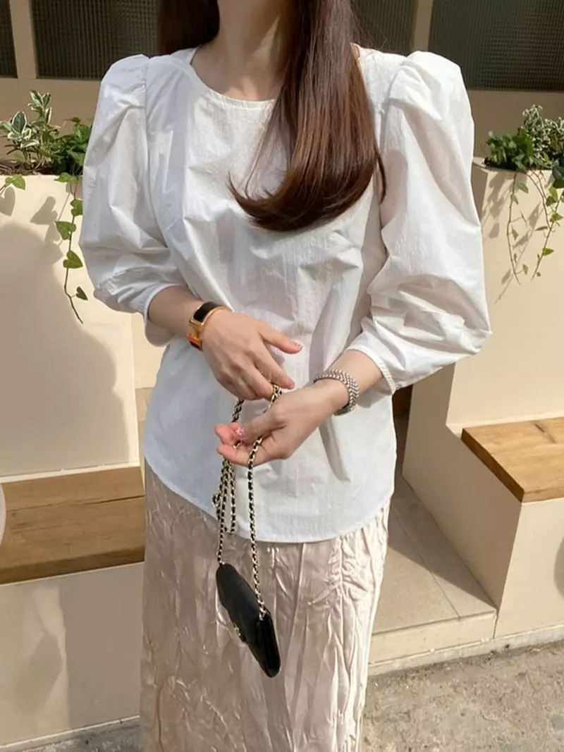 Ripple - Korean Women Fashion - #momslook - Tera Blouse - 7