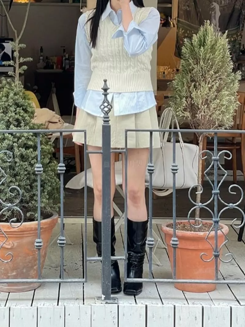 Ripple - Korean Women Fashion - #momslook - Fring Knit
