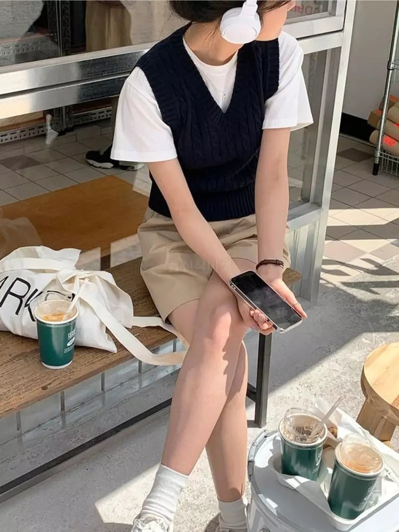 Ripple - Korean Women Fashion - #momslook - Fring Knit - 5