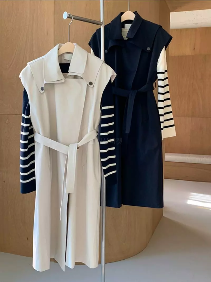Ripple - Korean Women Fashion - #momslook - Avenue Long Vest - 4
