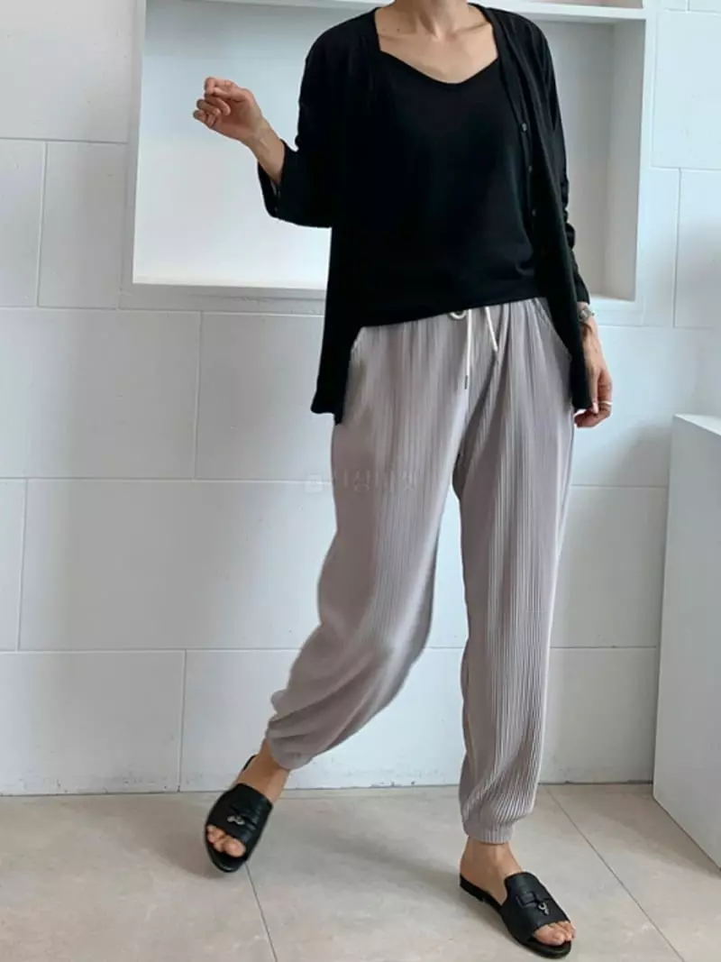 Ripple - Korean Women Fashion - #momslook - Lien Cardigan Sleeveless Set - 3