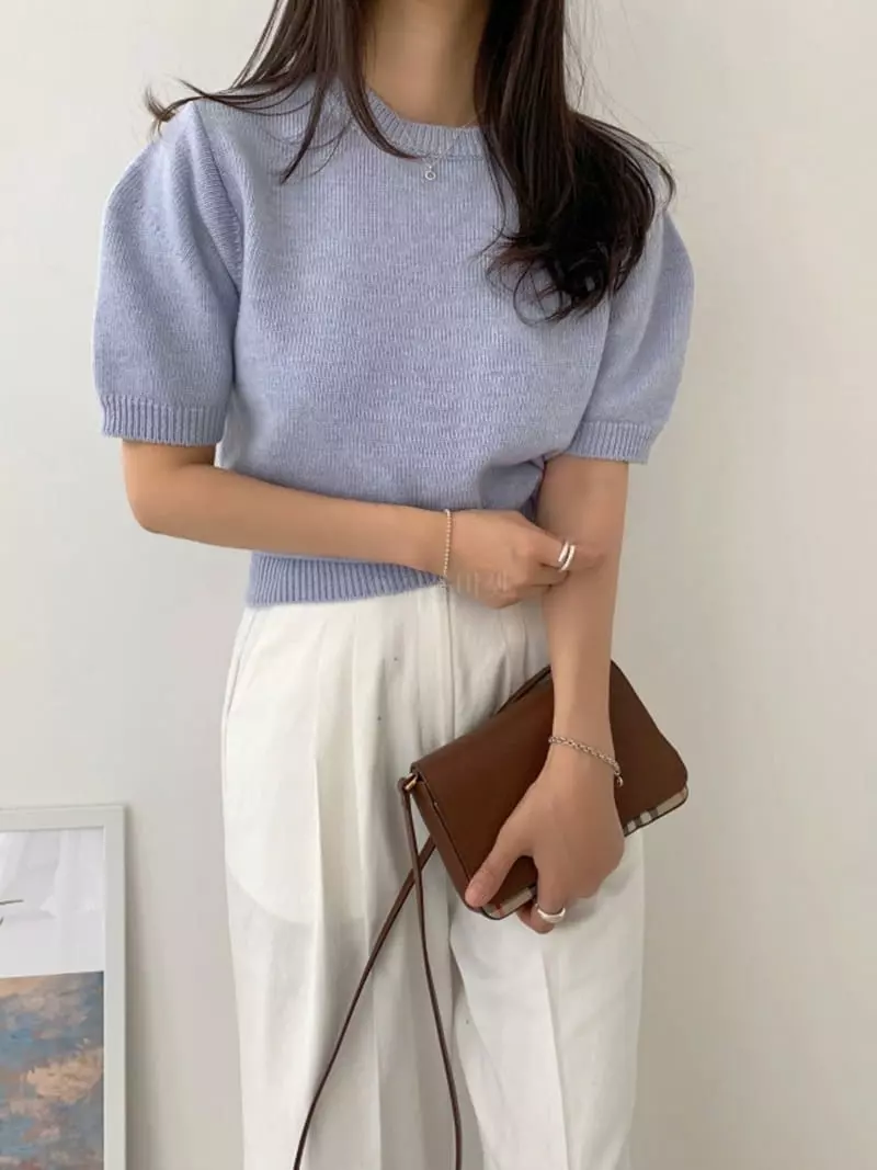 Ripple - Korean Women Fashion - #momslook - Cream Knit - 5