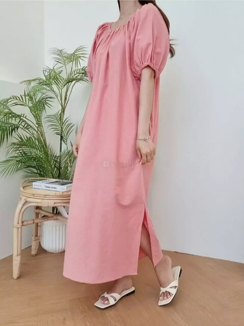 Ripple - Korean Women Fashion - #momslook - Pie Shoulder One-piece - 9
