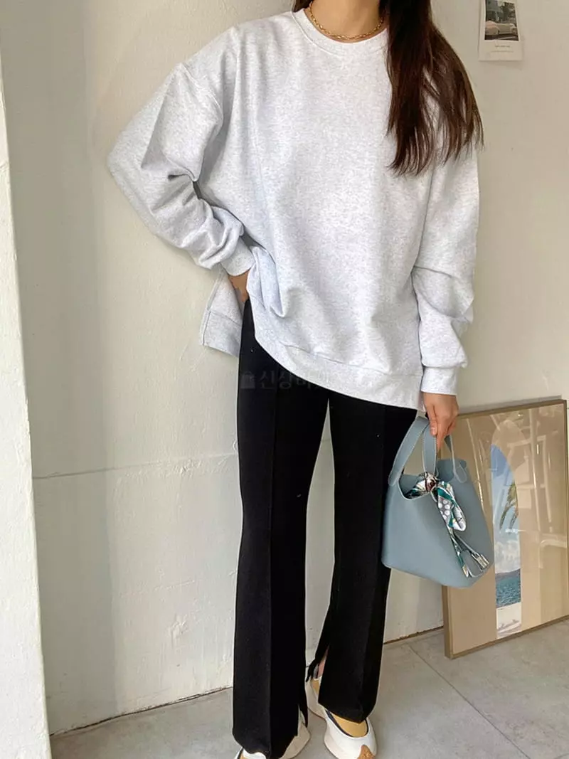 Ripple - Korean Women Fashion - #momslook - Slow Sweatshirt