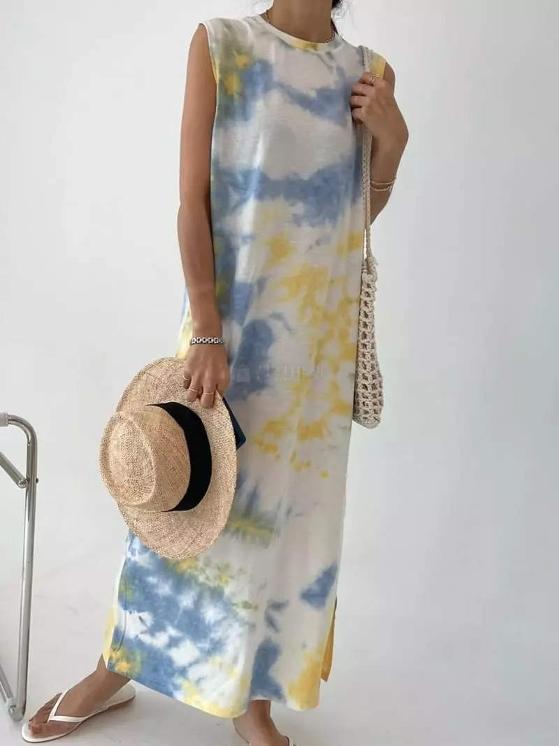 Ripple - Korean Women Fashion - #pursuepretty - Beach Sleeveless One-piece - 2