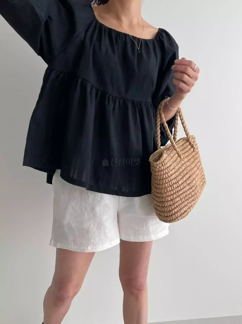Ripple - Korean Women Fashion - #vintagekidsstyle - Iris Blouse - 4