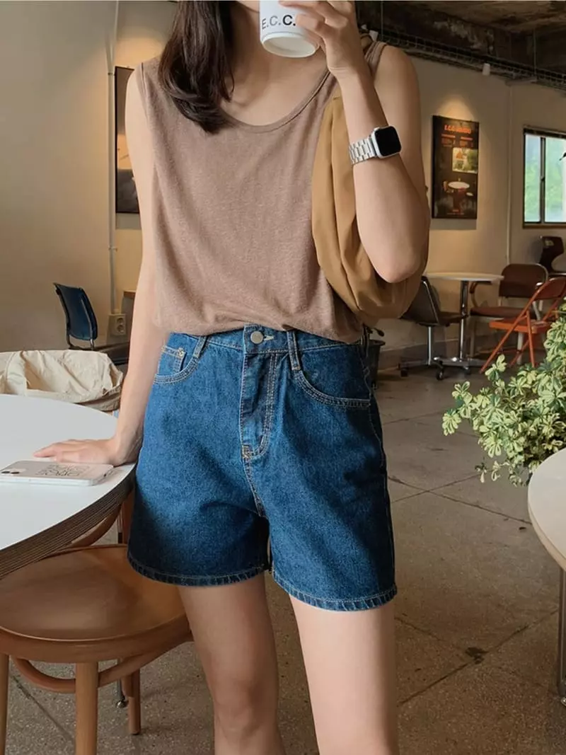 Ripple - Korean Women Fashion - #pursuepretty - Lime Linen Sleeveless - 3