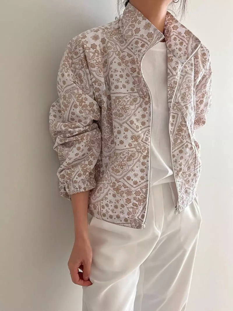 Ripple - Korean Women Fashion - #restrostyle - Paisely Jumper - 10